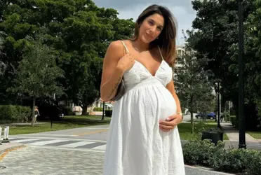 Daniela Ospina embarazada. Imagen tomada de Canl RCN
