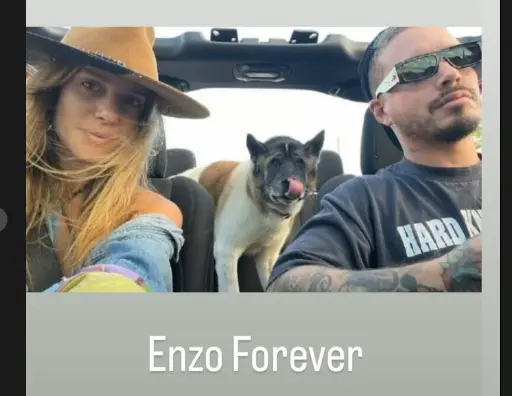 Valentina Ferrar, Enzo y J Balvin. Imagen tomada de Instagram
