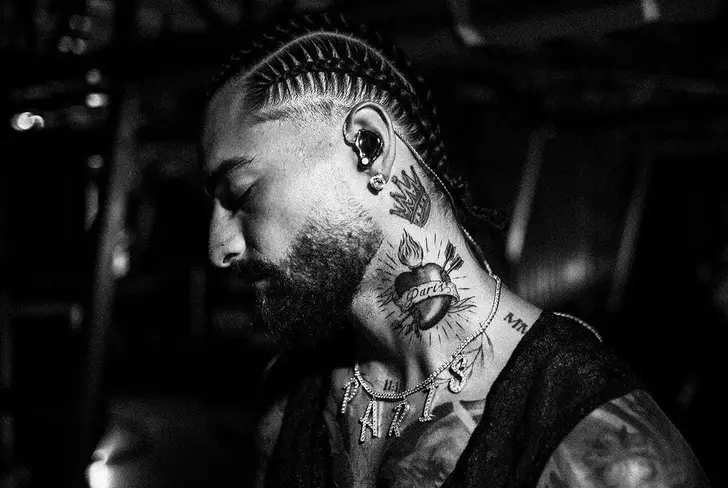 Maluma y su tatuaje en honor a París. Imagen tomada de Instagram