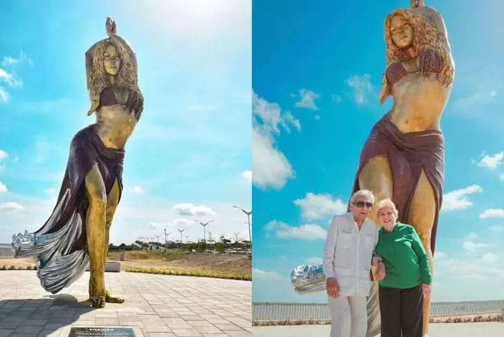 Estatua de Shakira en Barranquilla. Imagen tomada de El Espectador