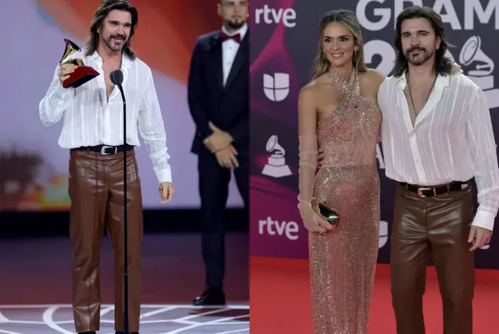 Juanes y La Chechi en la gala de los Latin Grammy 2023