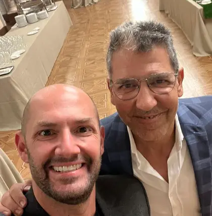 Nicolás de Zubíria y Paco Roncero. Imagen tomada de Instagram