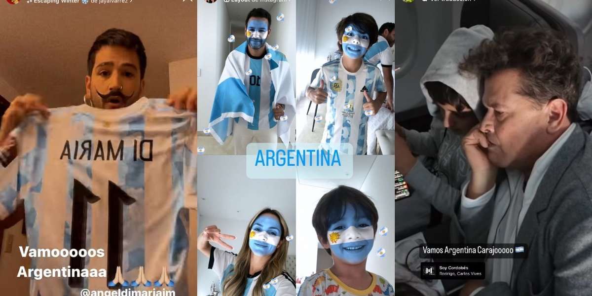Famosos colombianos celebran al campeón del mundo: Argentina