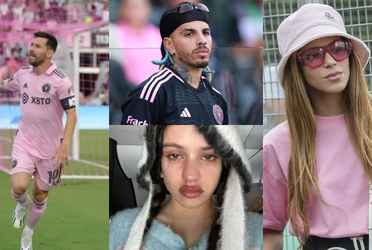 Mientras Rosalía está sufriendo, Rauw Alejandro decidió divertirse con Shakira y Messi