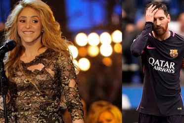¿Celoso de su amistad? El saludo de Shakira y Lionel Messi que a Gerard Piqué no le agradó.