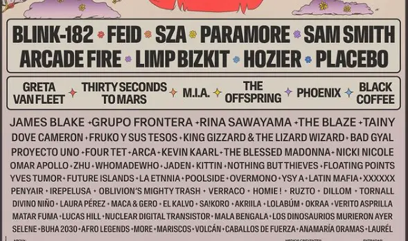Line Up Estéreo Picnic 2024. Tomado de Instagram
