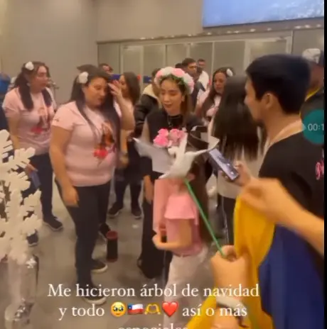 Paola Jara en Chile. Imagen tomada de Instagram