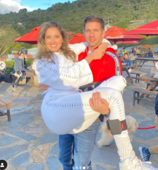 Daniella Álvarez y Ricky. Imagen tomada de Instagram