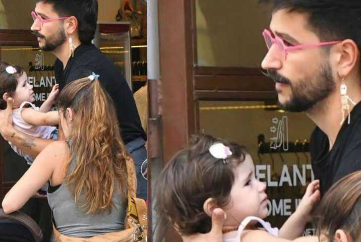 Camilo, Evaluna e índigo. Imagen tomada de Ecuavisa