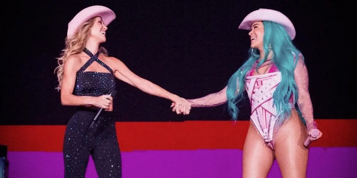 Anahí y Karol G. Imagen tomada de El Heraldo