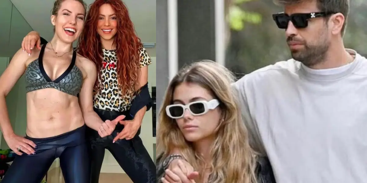 Anna Keiser, Shakira, Clara Chía y Gerard Piqué. Imagen tomada de Diario de Sevilla