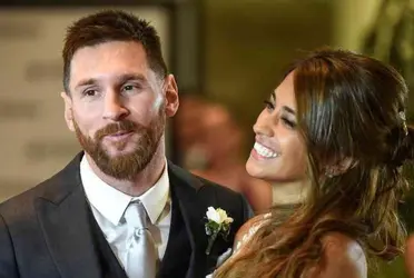 Antonella Rocuzzo y Lionel Messi. Imagen tomada de Vanitatis