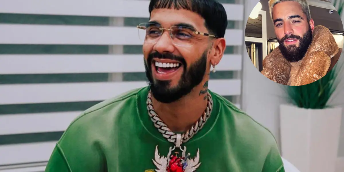 Anuel AA y Maluma. Imagen tomada de Instagram