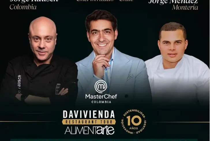 Flyer evento Alimentarte con Rausch y Christopher Carpentier. Imagen tomada de Instagram