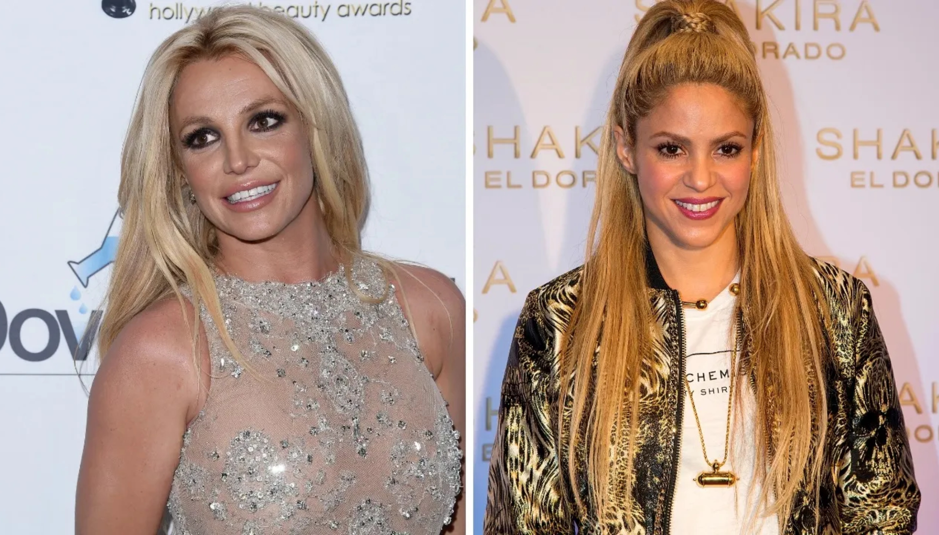 Britney Spears y Shakira. Imagen tomada de Fox News