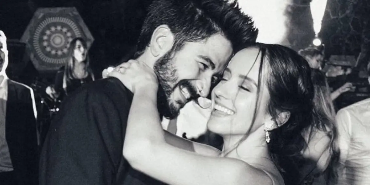 Camilo y Evaluna en su matrimonio. Imagen tomada del Universal