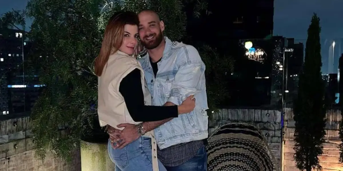 Carolina Cruz y Jamil Farah. Imagen tomada de Revista Vea