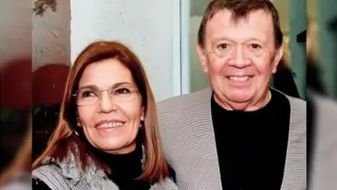 Chabelo y su segunda esposa