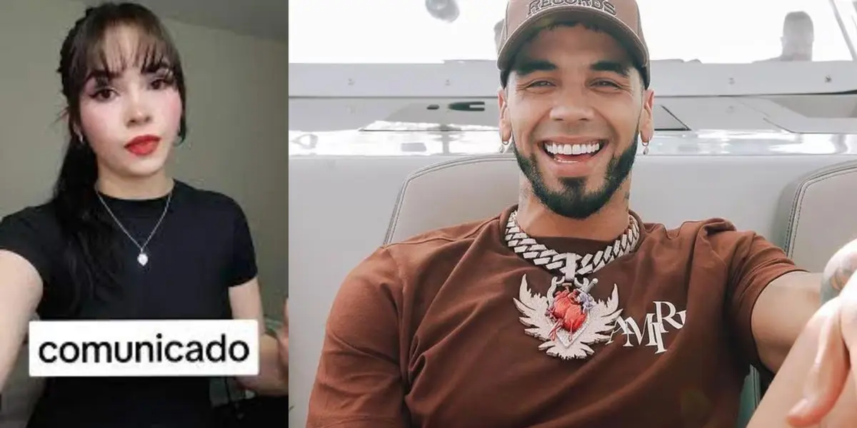 Creadora de contenido y Anuel AA. Imagen tomada de El Universo