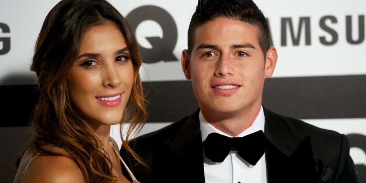 Daniela Ospina y Jame s Rodríguez. Imagen tomada de Semana.com