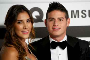 Daniela Ospina y Jame s Rodríguez. Imagen tomada de Semana.com