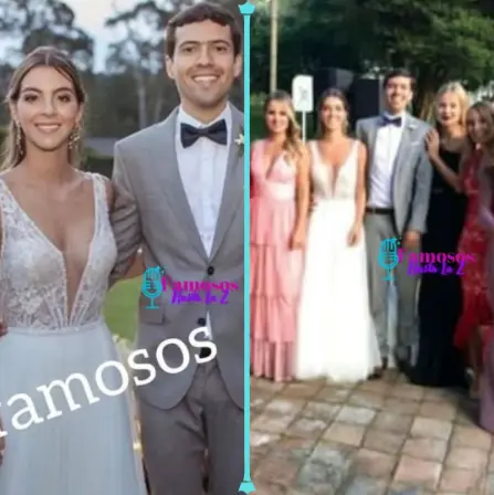 Susana Gómez en su boda.