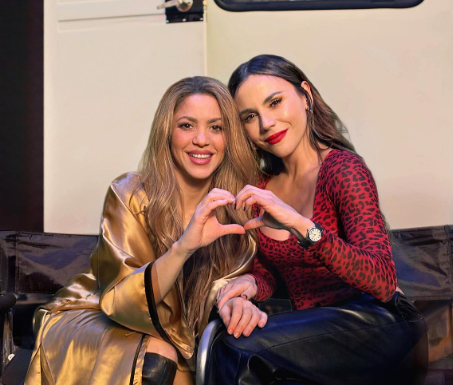 Shakira y Carolina Gaitán. Imagen tomada de Instagram