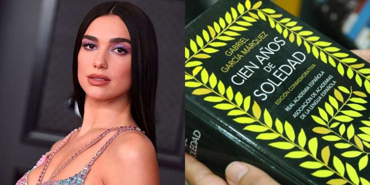 Dua Lipa y Cien años de Soledad- Imagen tomada de La Vanguardia