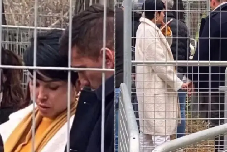 Kika Nieto y el misterioso hombre en Chile. Imagen tomada de Caracol