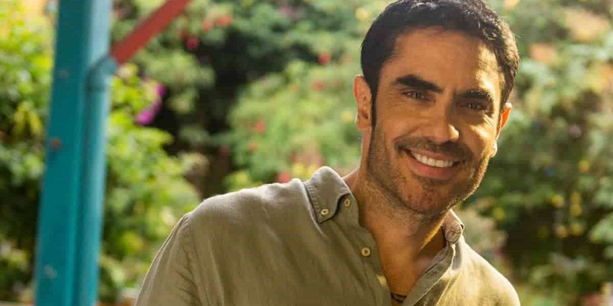 El actor estuvo disfrutando el fin de semana con sus pequeños hijos.
