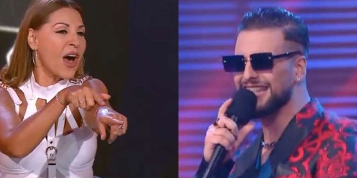 El imitador encontró la manera de ganarse a la diva de Colombia durante su participación.
