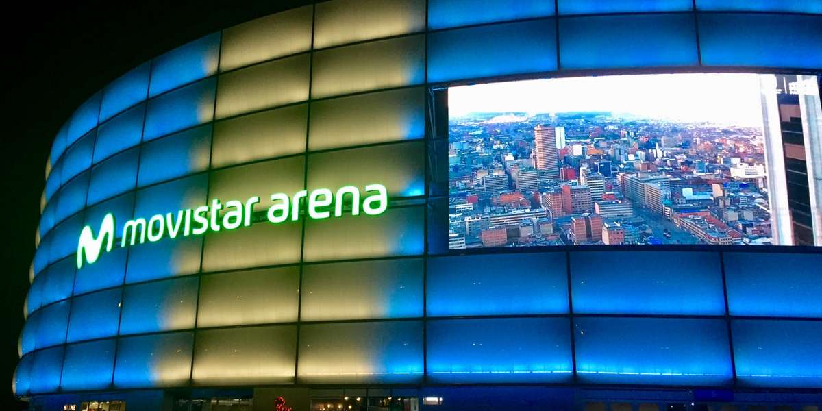 El Movistar Arena fue inugurado en el 2018 y tiene capacidad para 14 mil personas.