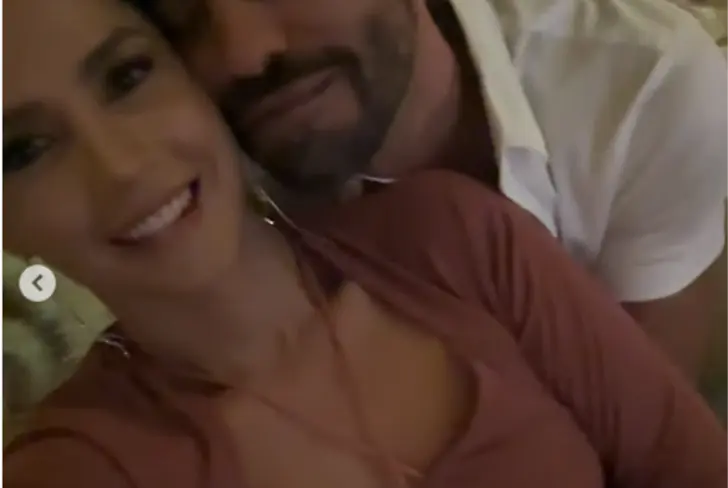 Carmen Villalobos y Frederik Oldenburg bailando. Imagen tomada de Instagram