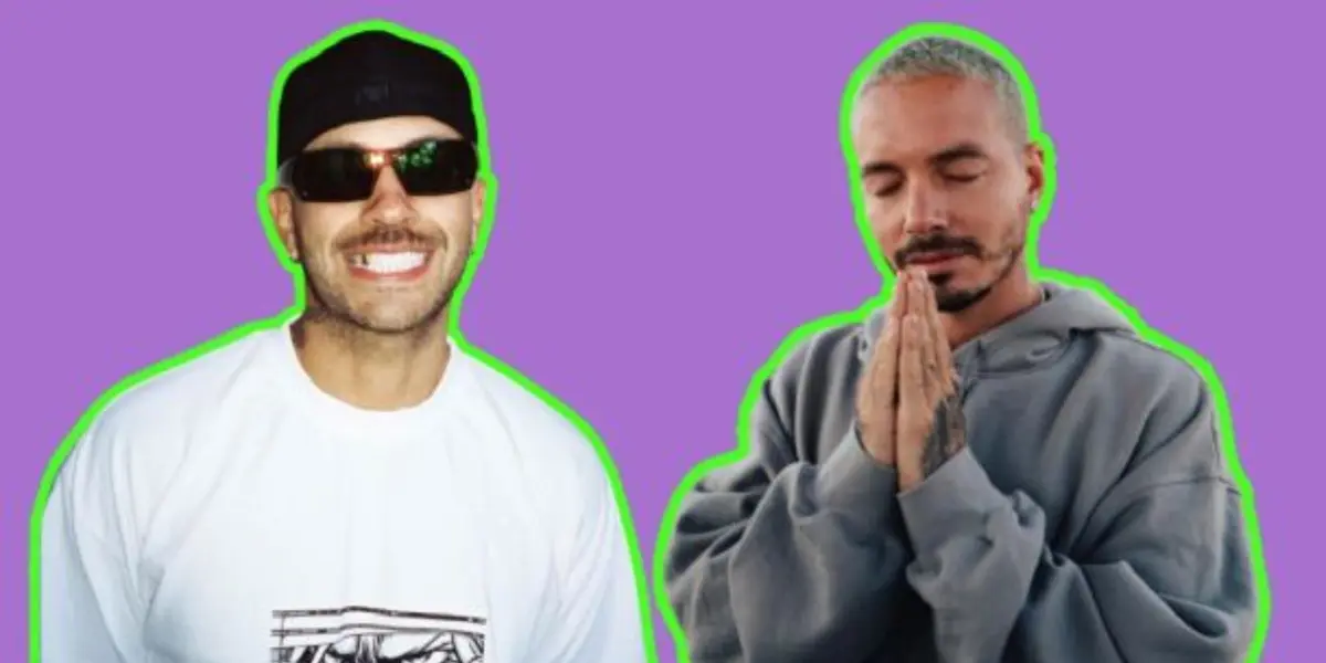 Feid y Balvin. Imagen tomada de Sónica.mx