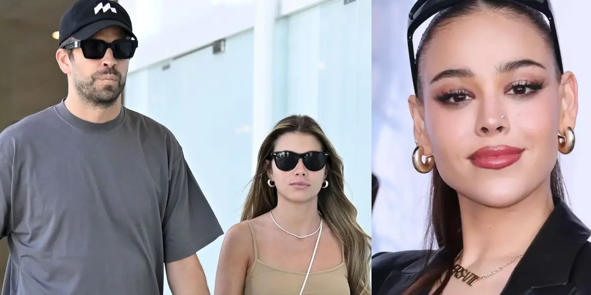 Gerard Piqué, Clara Chía y Danna Paola