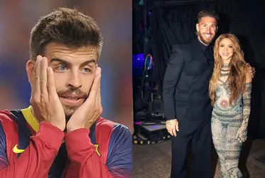 Gerard Piqué, Shakira y Sergio Ramos. Imagen tomada de El Desconcierto