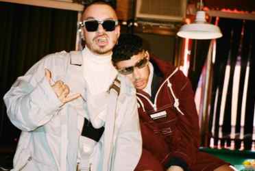 J Balvin y Bad Bunny. Imagen tomada de LOS40