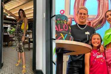 James Rodríguez y Daniela Ospina se reencontraron para celebrar el cumpleaños de su hija y Daniela disimuló muy bien su embarazo