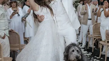 Julián Gil y su esposa 