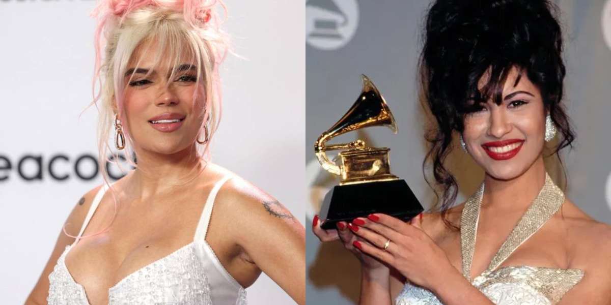 Karol G y Selena Quintanilla. Imagen tomada de Billboard