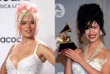 Karol G y Selena Quintanilla. Imagen tomada de Billboard