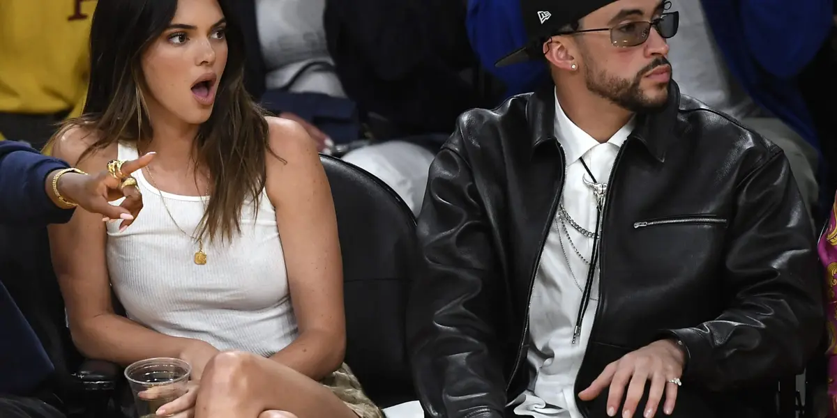 Kendall Jenner y Bad Bunny. Imagen tomada de La Opinión