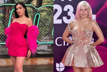 Kimberly Loaiza y Karol G. Imagen tomada de Vogue México
