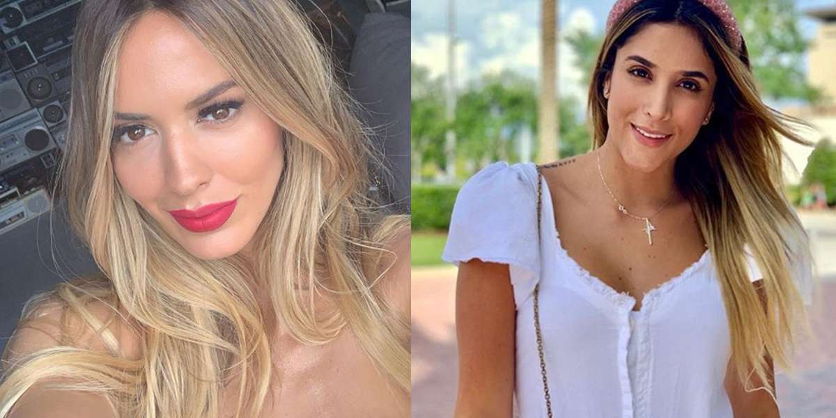 La modelo venezolana y la empresaria colombiana, involucradas con James Rodríguez tuvieron una idea similar que levantó miles de reacciones en los fans.