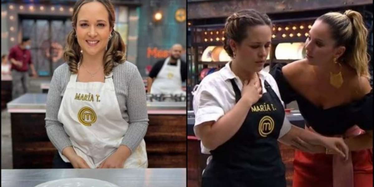 La recién eliminada de MasterChef Celebrity , Maria T. Barreto, vivió mucho estrés en su prueba final, antes de ser eliminada