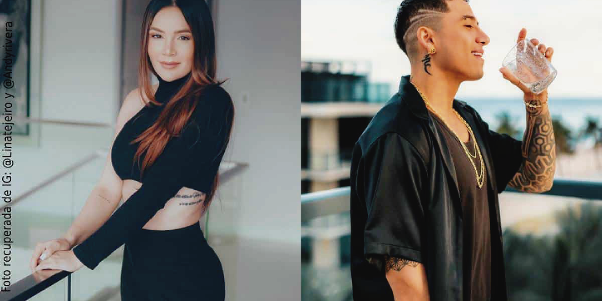 Lina Tejeiro y Andy Rivera tuvieron uno de los romances más vistos en la farándula nacional. 