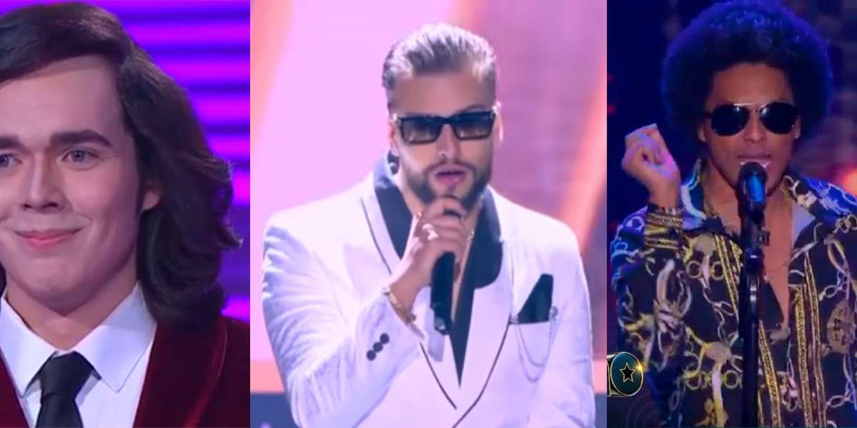 Los finalistas se dejaron ver en varias vallas publicitarias.
