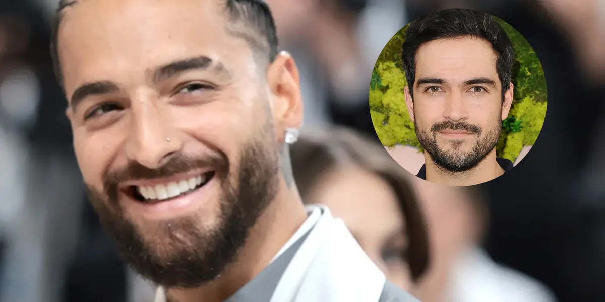 Maluma y Alfonso Herrera. Imagen tomada de Glamour México