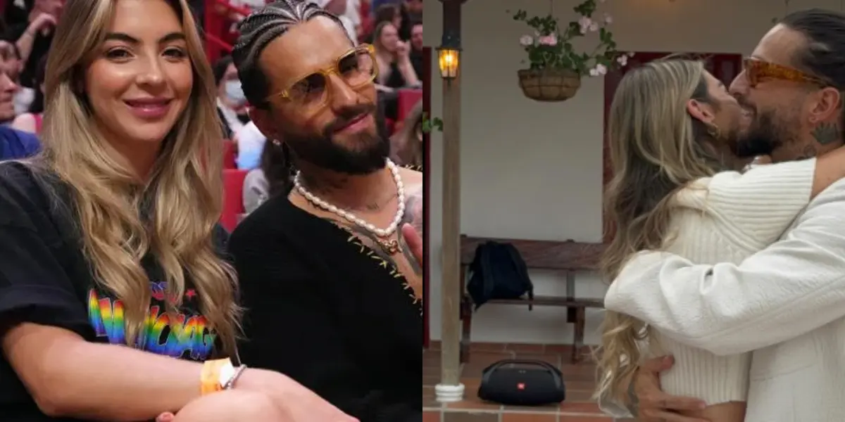 Maluma y Susana. Imagen tomada de HOLA