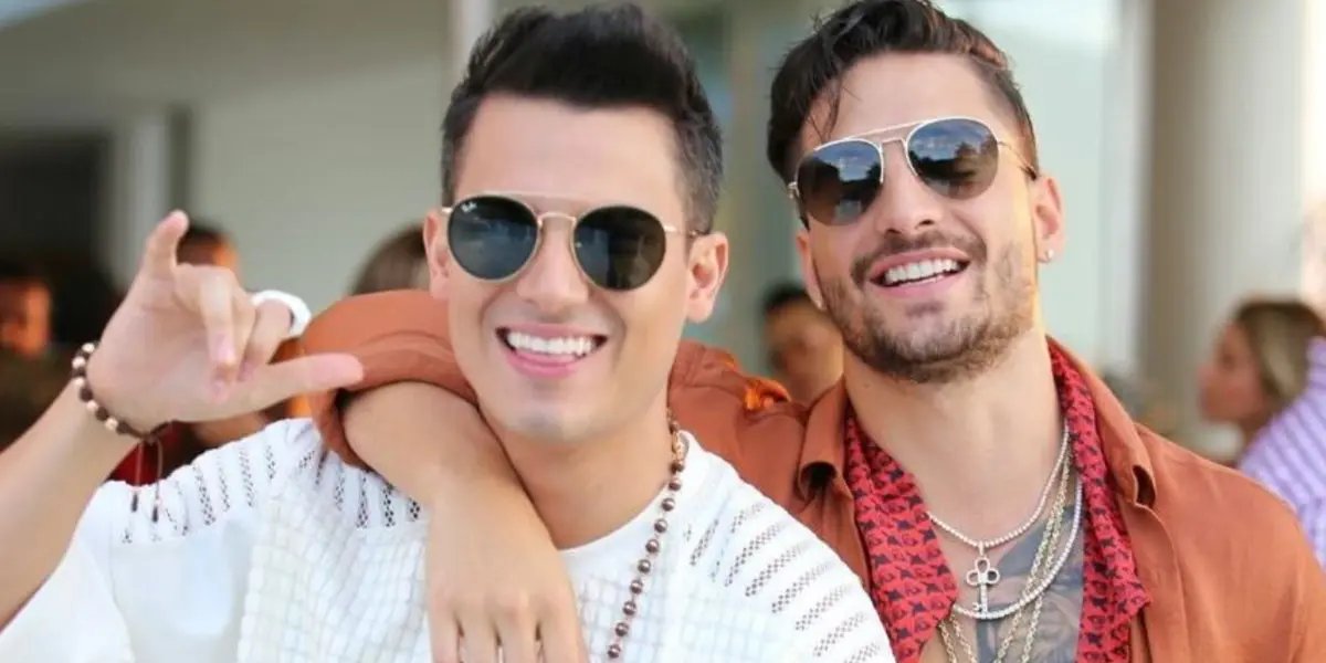 Pipe y Maluma. Imagen tomada de Candela
